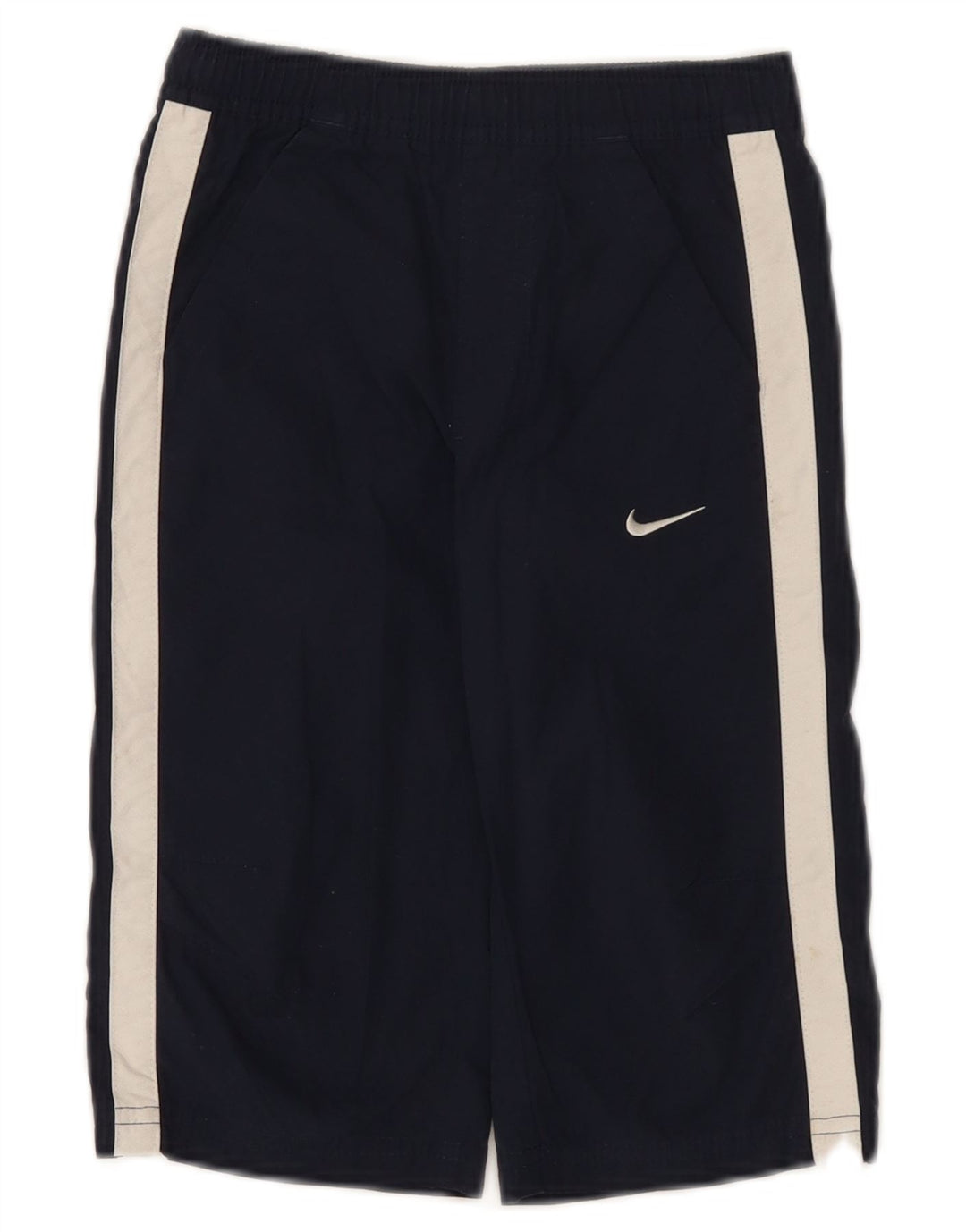 Pantaloni scurți sport grafic Nike pentru băieți 5-6 ani, medii, albastru bleumarin, color block