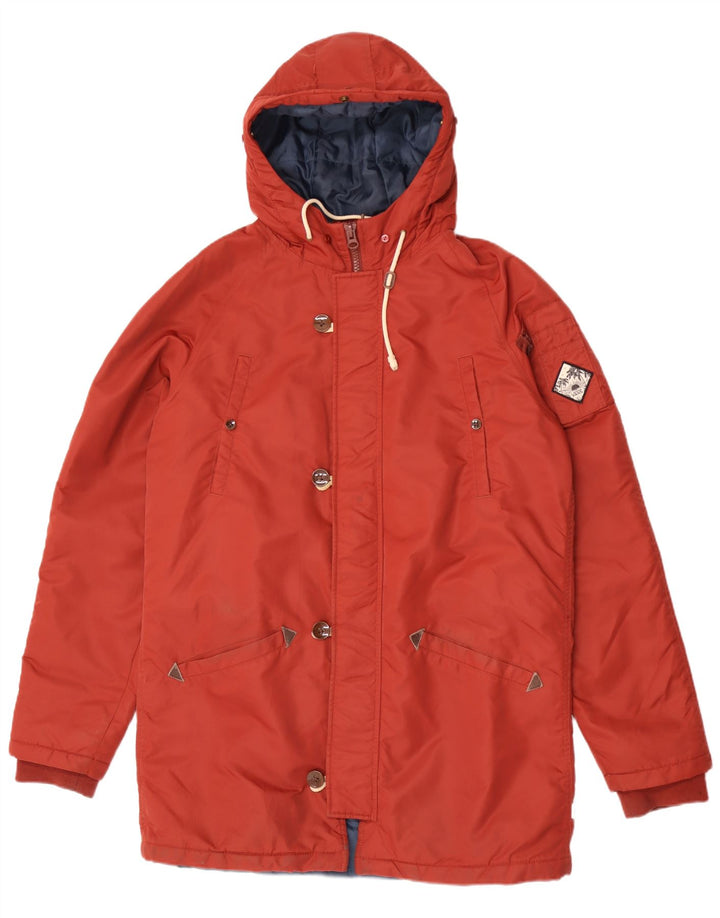 Jachetă parka cu glugă pentru bărbați Vans UK 38, maro mediu