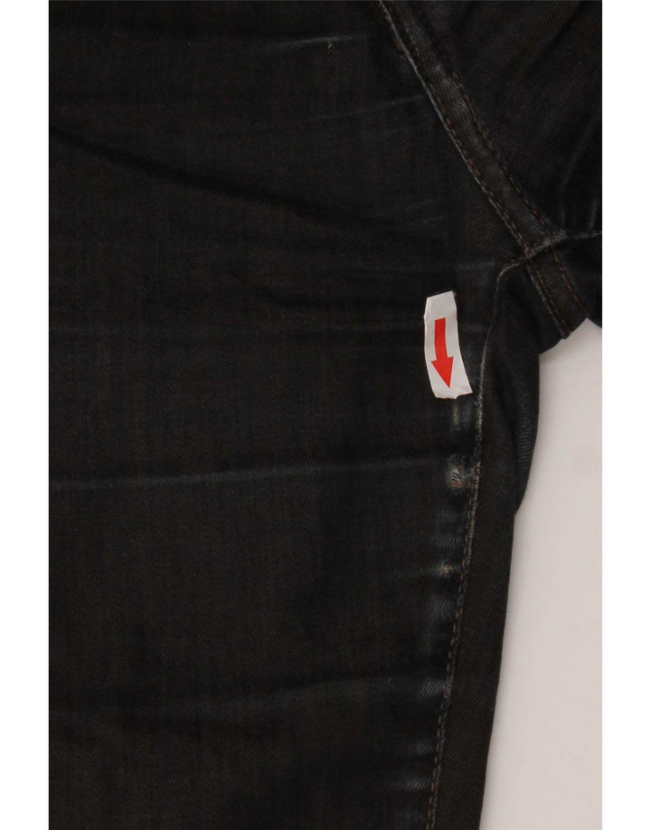 Blugi drepti pentru femei Trussardi W28 L28 negri