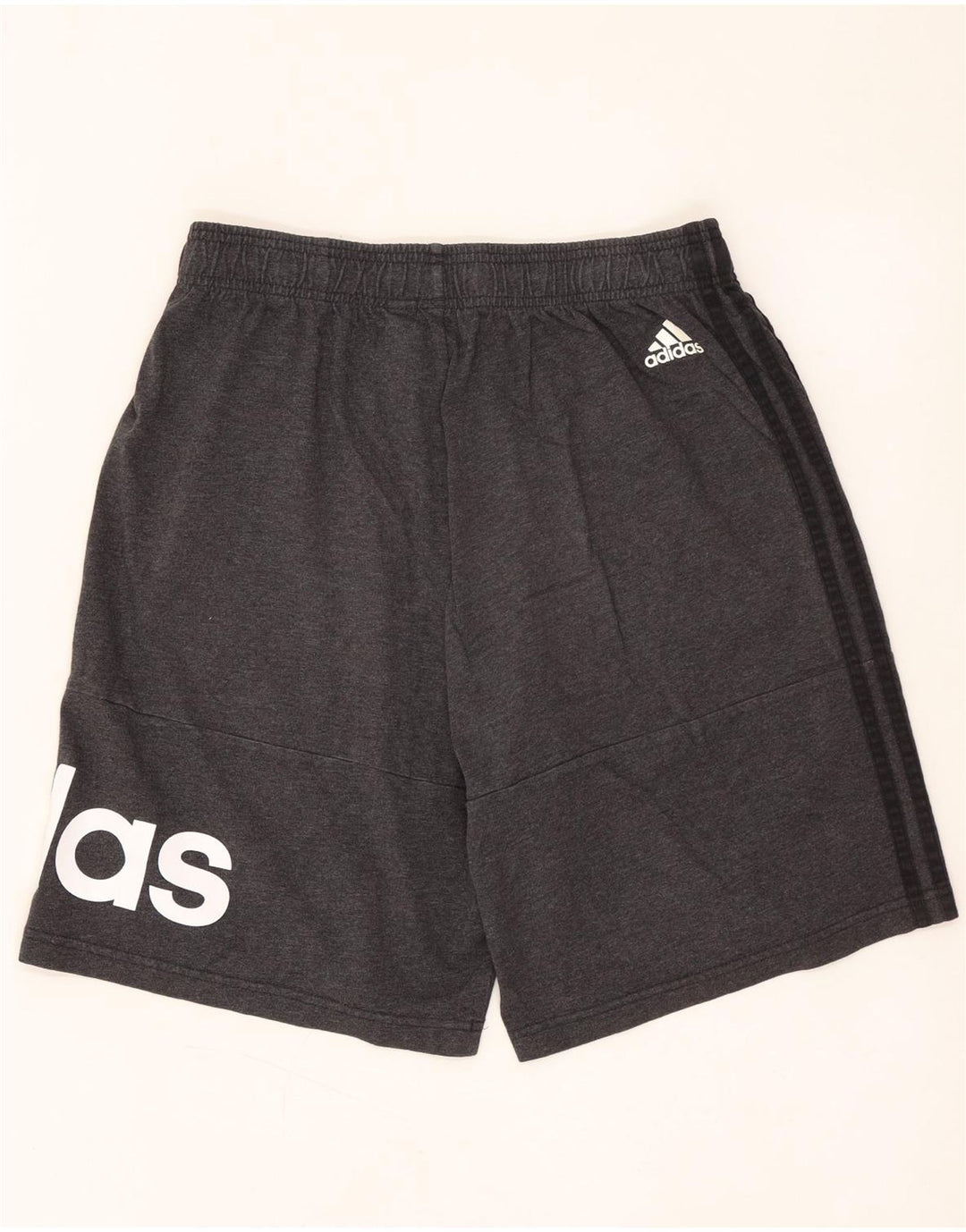 Pantaloni scurți sport pentru bărbați Adidas, mari, gri, bumbac