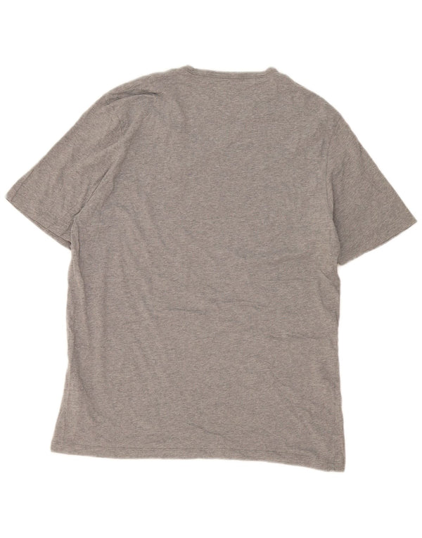 Hugo Boss Mens T-Shirt Top XL Grey Cotton