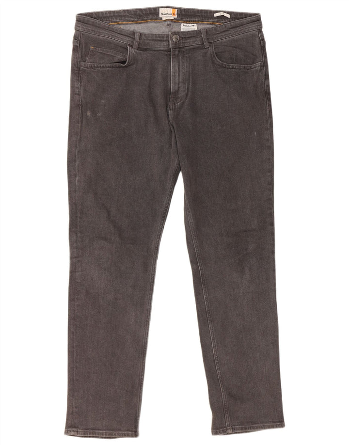Blugi Timberland Stretch Slim pentru bărbați W38 L32 bumbac gri