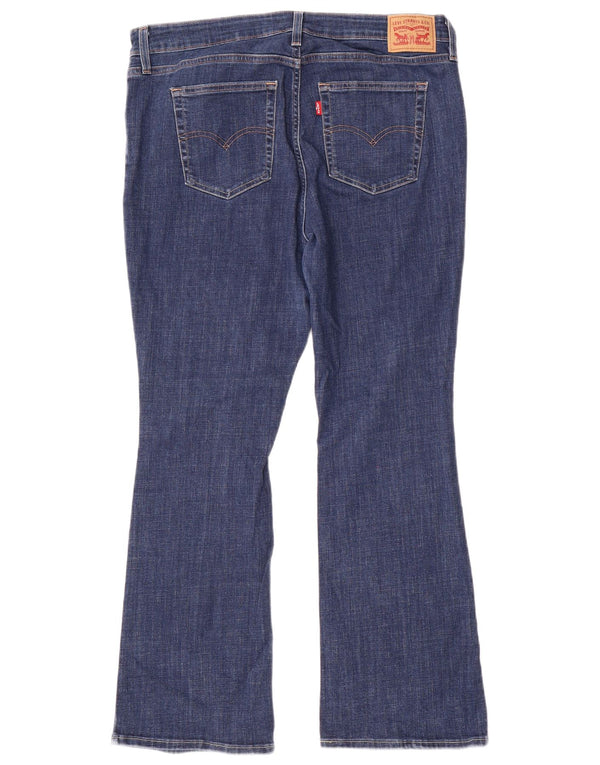 Blugi Levi's pentru femei 725, cu talie înaltă, W34 L30, bumbac bleumarin