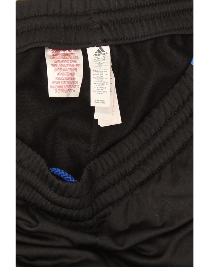 Adidas Băieți Pantaloni Trening Pantaloni Joggeri 13-14 Ani Poliester Negru