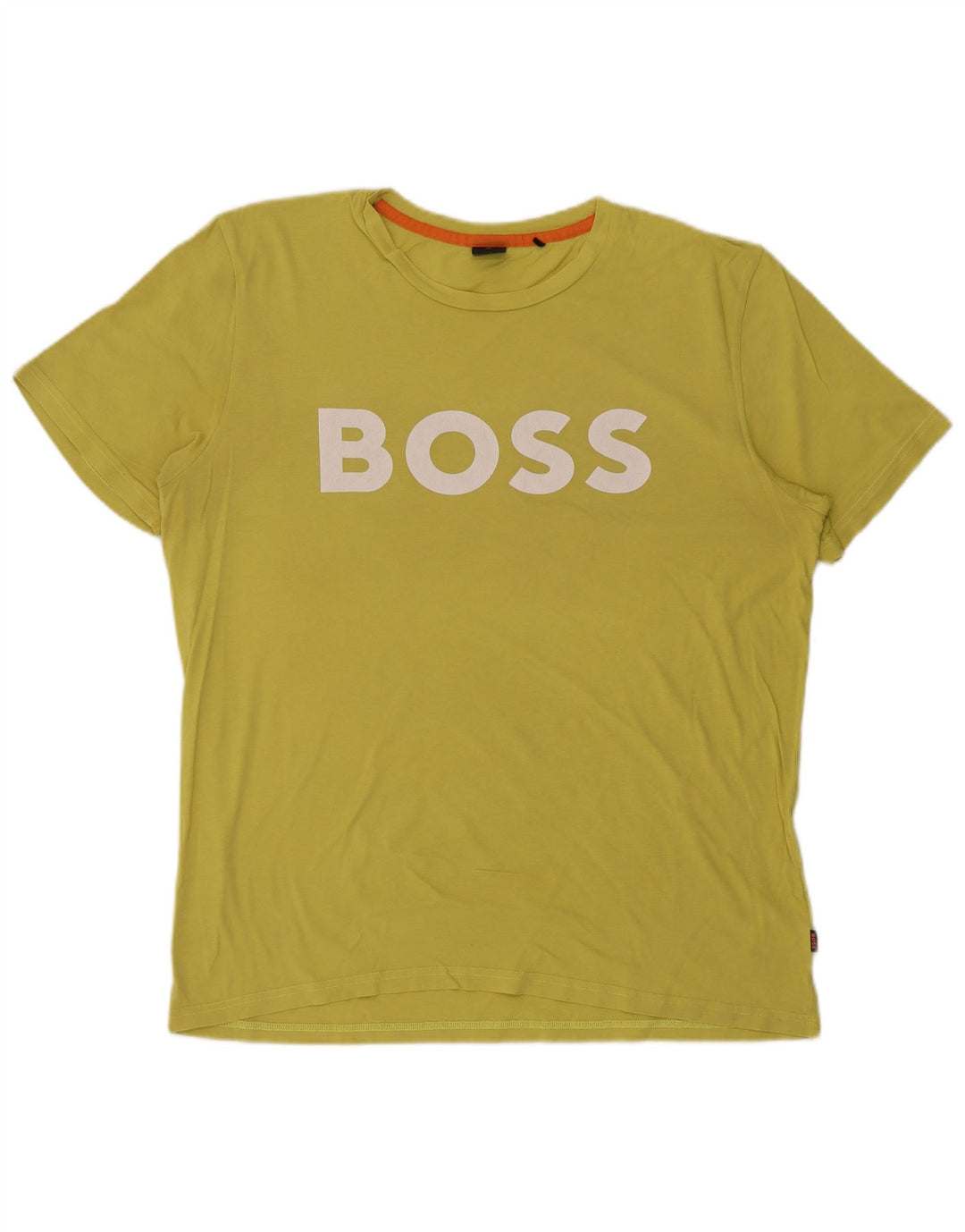 Tricou grafic pentru bărbați Hugo Boss Top 2XL bumbac galben