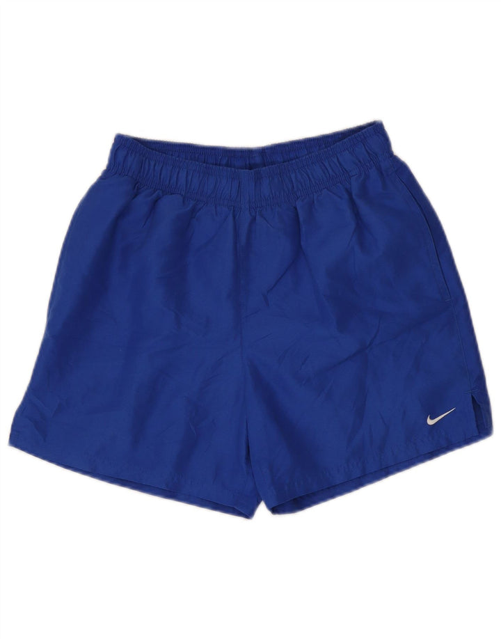 Pantaloni scurti sport Nike pentru femei UK 8 Small Blue Poliester