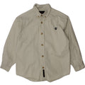 TIMBERLAND Boys Shirt 5-6 Years Off White Cotton Vintage Timberland and Second-Hand Timberland from Messina Hembry 