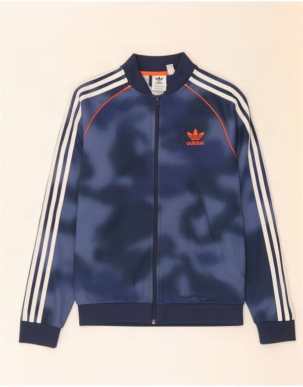 Adidas Boys Primegreen Trening Top Jacket 11-12 ani bleumarin Tie Dye