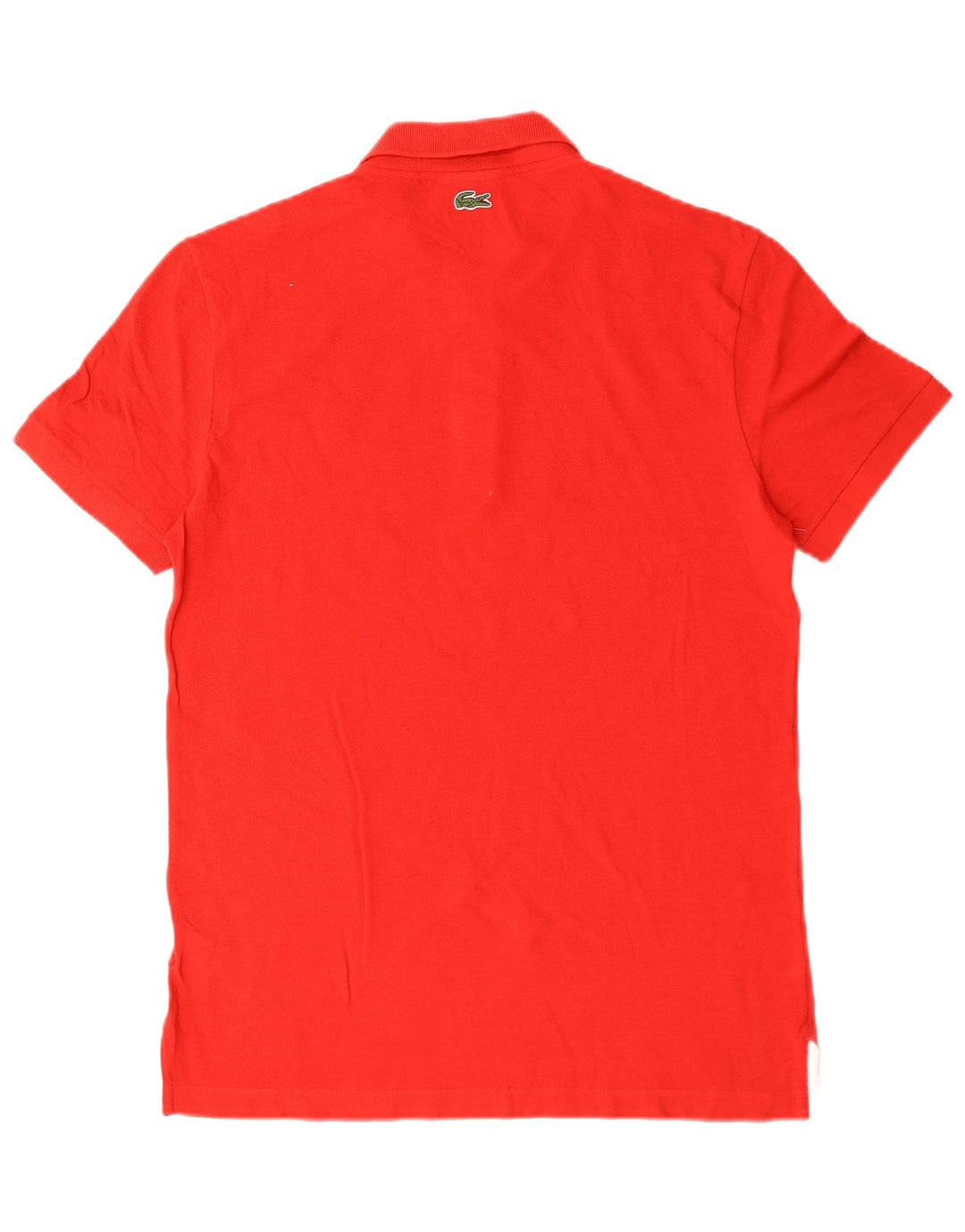 Tricou polo Lacoste pentru bărbați, cu formă regulată, mărimea 4, bumbac roșu mediu