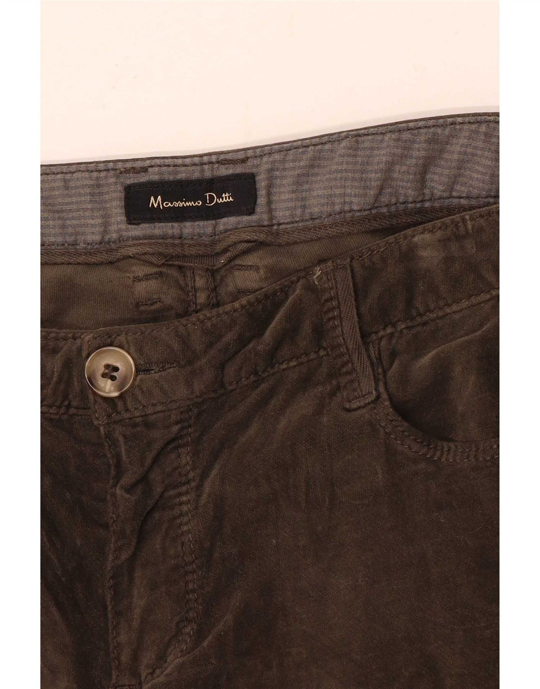 Massimo Dutti Pantaloni slim casual pentru femei W28 L32 maro