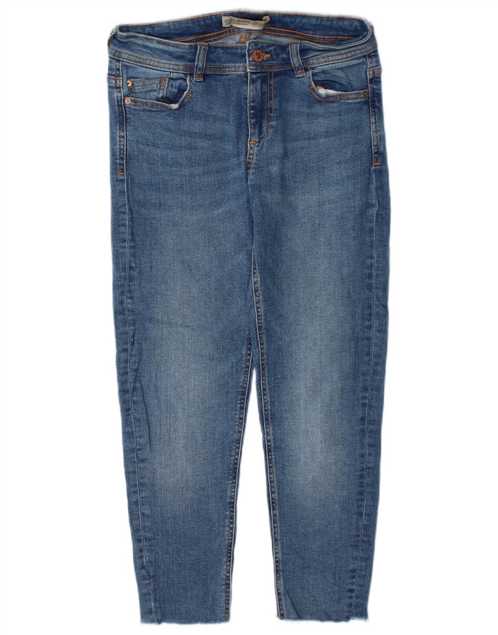 Blugi slim pentru femei Zara EU 34 2XS W24 L23 Albastru