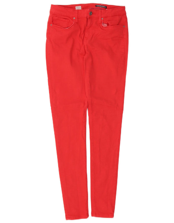 Blugi skinny Tommy Hilfiger pentru femei Como LW W28 L30 bumbac roșu