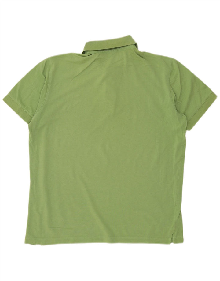 Tricou polo Hugo Boss pentru bărbați, bumbac verde mediu