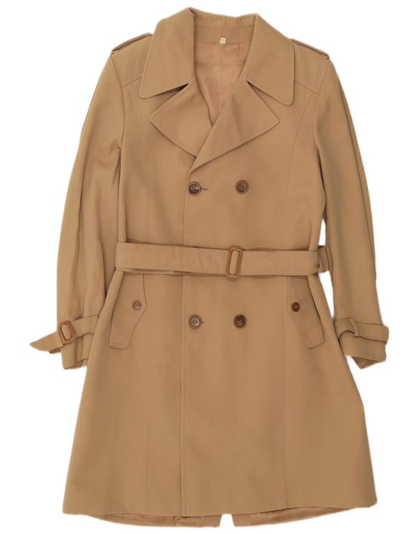 Vintage Trench pentru femei IT 52 2XL Bej Lână