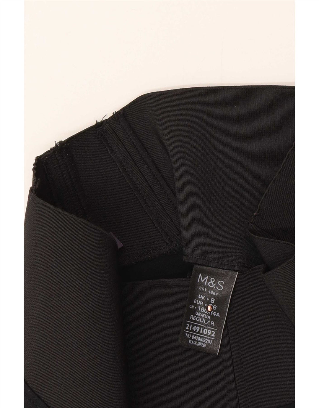 Leggings pentru femei Marks & Spencer UK 8 Small Black Viscose