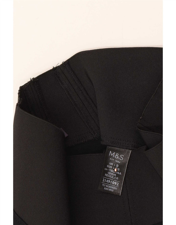 Leggings pentru femei Marks & Spencer UK 8 Small Black Viscose