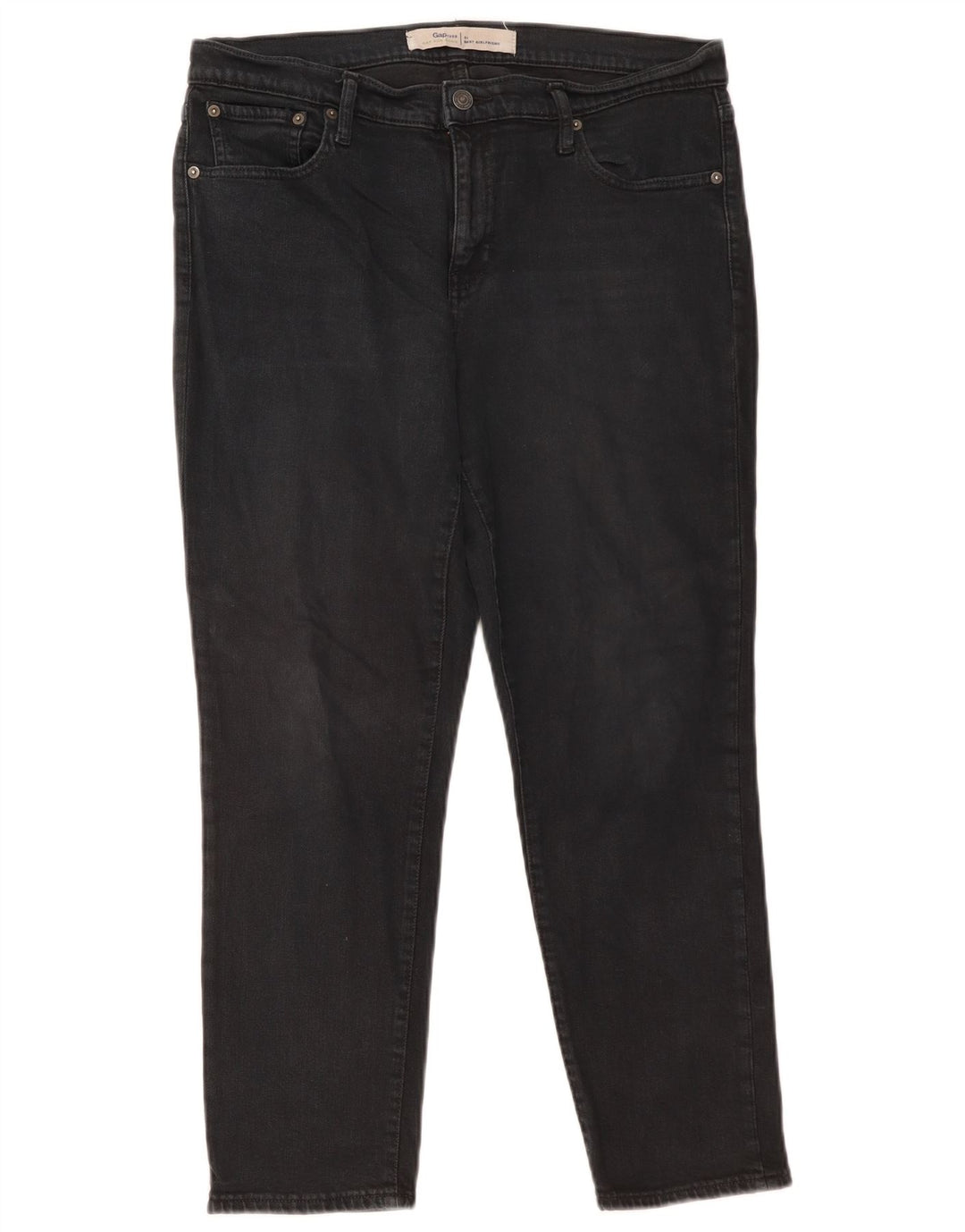 Blugi GAP Girlfriend Slim W31 L27 bumbac negru
