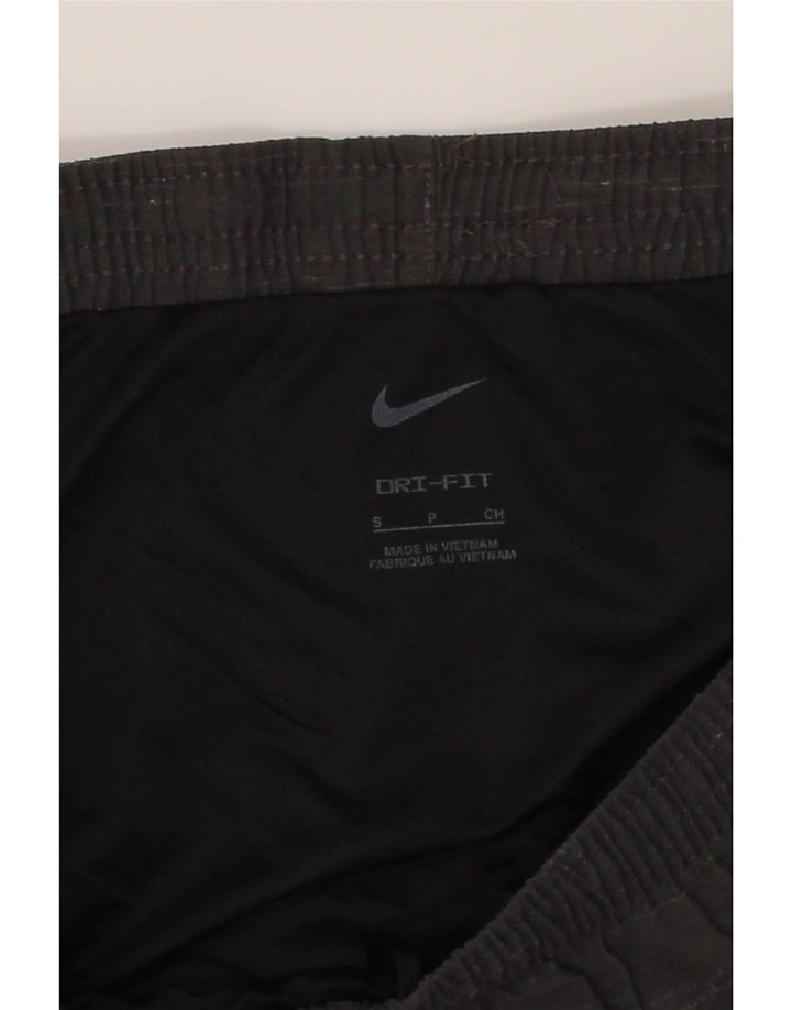 NIKE Womens Dri Fit Sport Shorts UK 10 Small Grey Flecked Polyester Vintage Nike and Second-Hand Nike from Messina Hembry 
