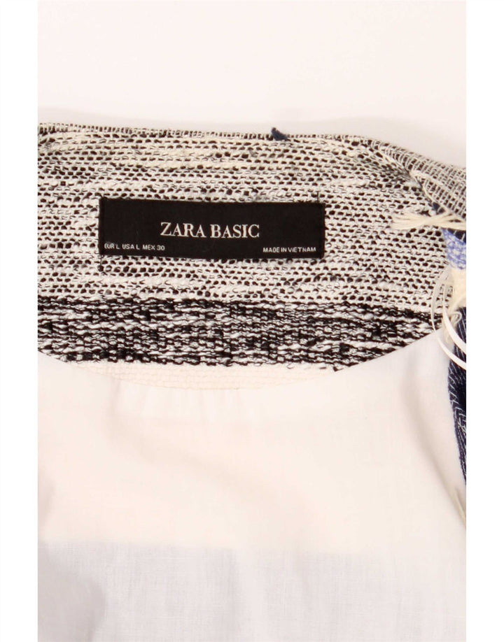 Jachetă Blazer pentru femei Zara UK 16, mare, multicoloră, cu dungi