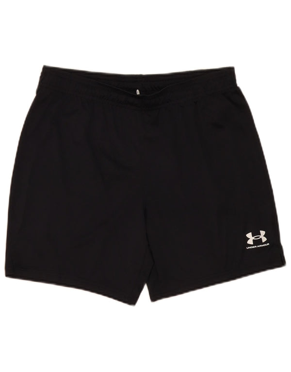 Pantaloni scurți sport Under Armour pentru băieți 13-14 ani XL poliester negru