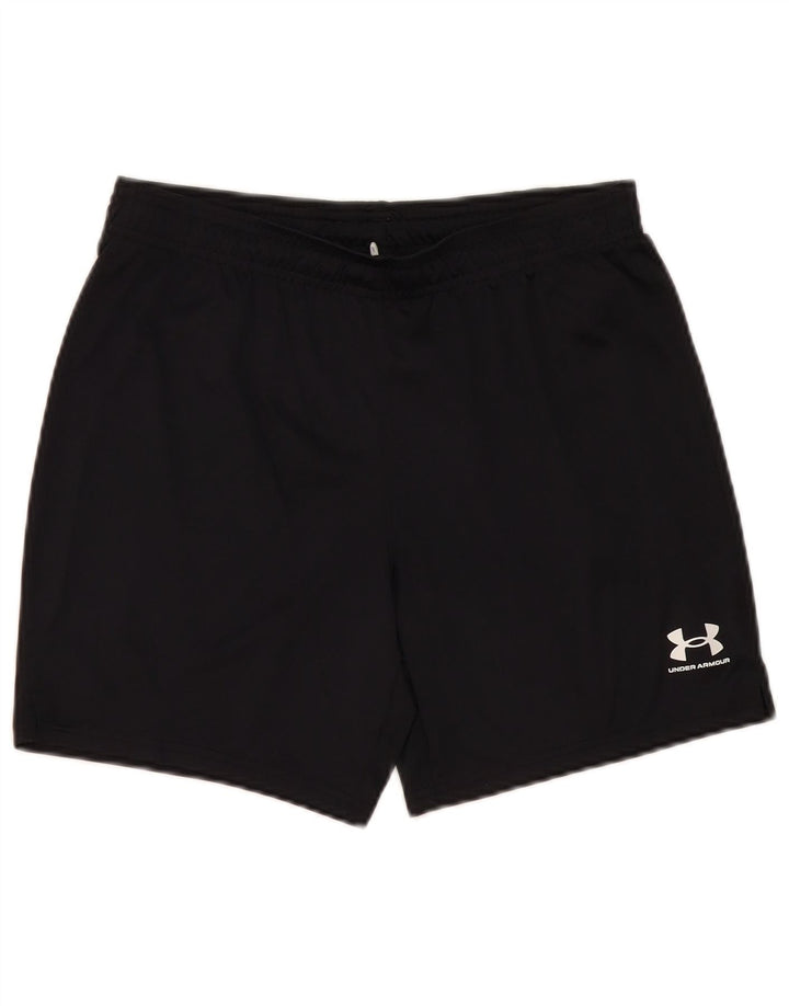 Pantaloni scurți sport Under Armour pentru băieți 13-14 ani XL poliester negru