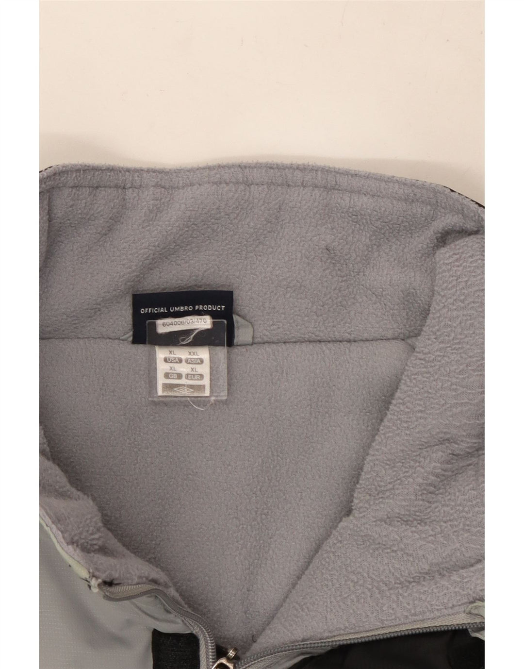 Jachetă de vânt pentru bărbați Umbro UK 42 XL, gri, nailon color bloc