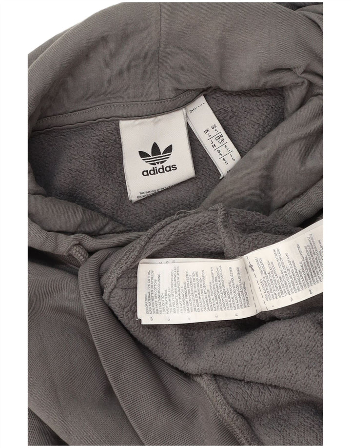 Pulover Adidas pentru bărbați, bumbac, gri mic