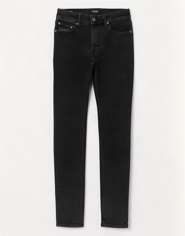 Blugi pentru bărbați Jack & Jones Liam skinny W32 L32 bumbac negru