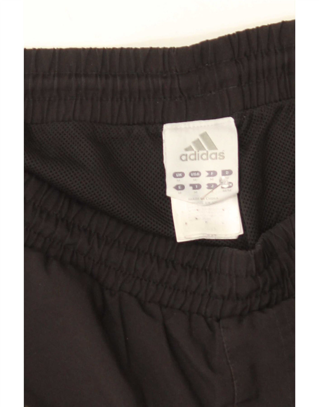 Pantaloni de trening Adidas pentru bărbați, poliester mediu negru