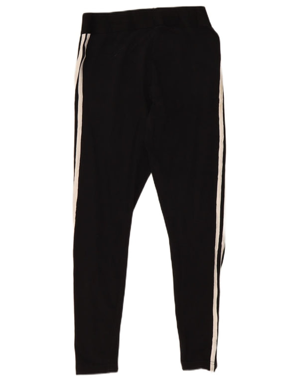 Leggings pentru femei Adidas UK 12/14, bumbac cu dungi negre medii