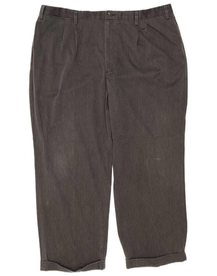 EDDIE BAUER Pantaloni chino relaxați pentru bărbați W46 L31 bumbac negru