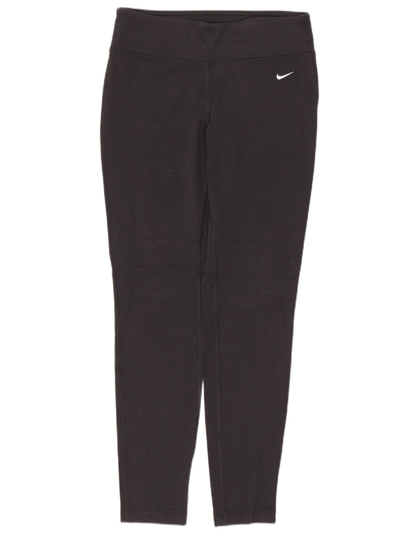 Leggings Dri Fit NIKE pentru femei UK 12, nailon mediu negru