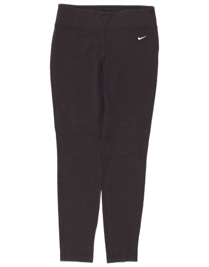 Leggings Dri Fit NIKE pentru femei UK 12, nailon mediu negru