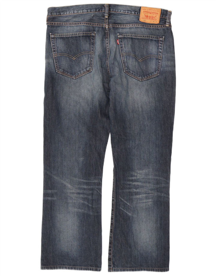 Blugi pentru bărbați Levi's 527 Bootcut W38 L30 bumbac bleumarin