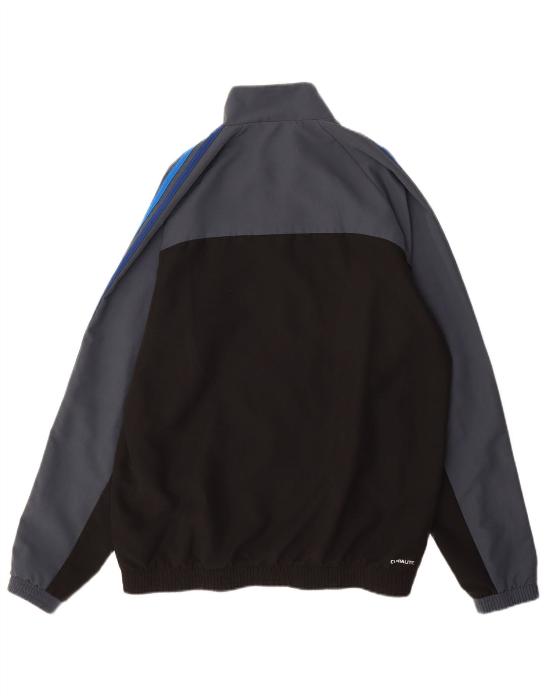 Jachetă de top pentru trening Adidas Climalite pentru bărbați UK 40/42 Medium Gri Colorblock