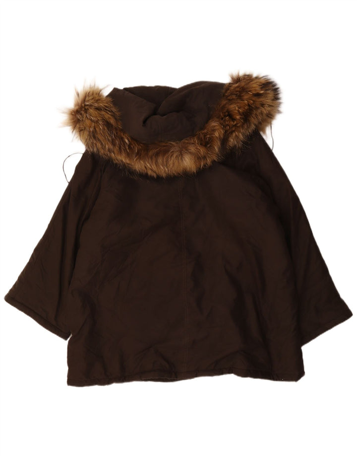 Jachetă parka supradimensionată pentru femei Max Mara UK 8 Maro mic