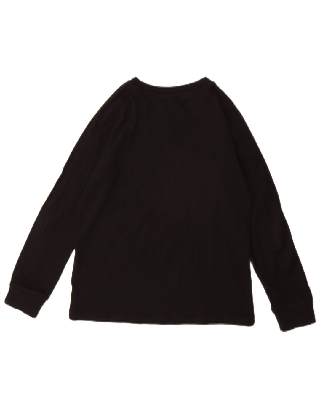 Top fete ADIDAS cu maneca lunga 9-10 ani bumbac negru