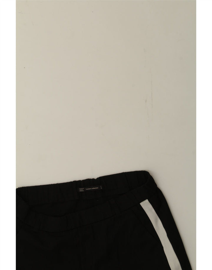 ZARA Womens Tracksuit Trousers UK 10 Small Black Colourblock Polyester Vintage Zara and Second-Hand Zara from Messina Hembry 