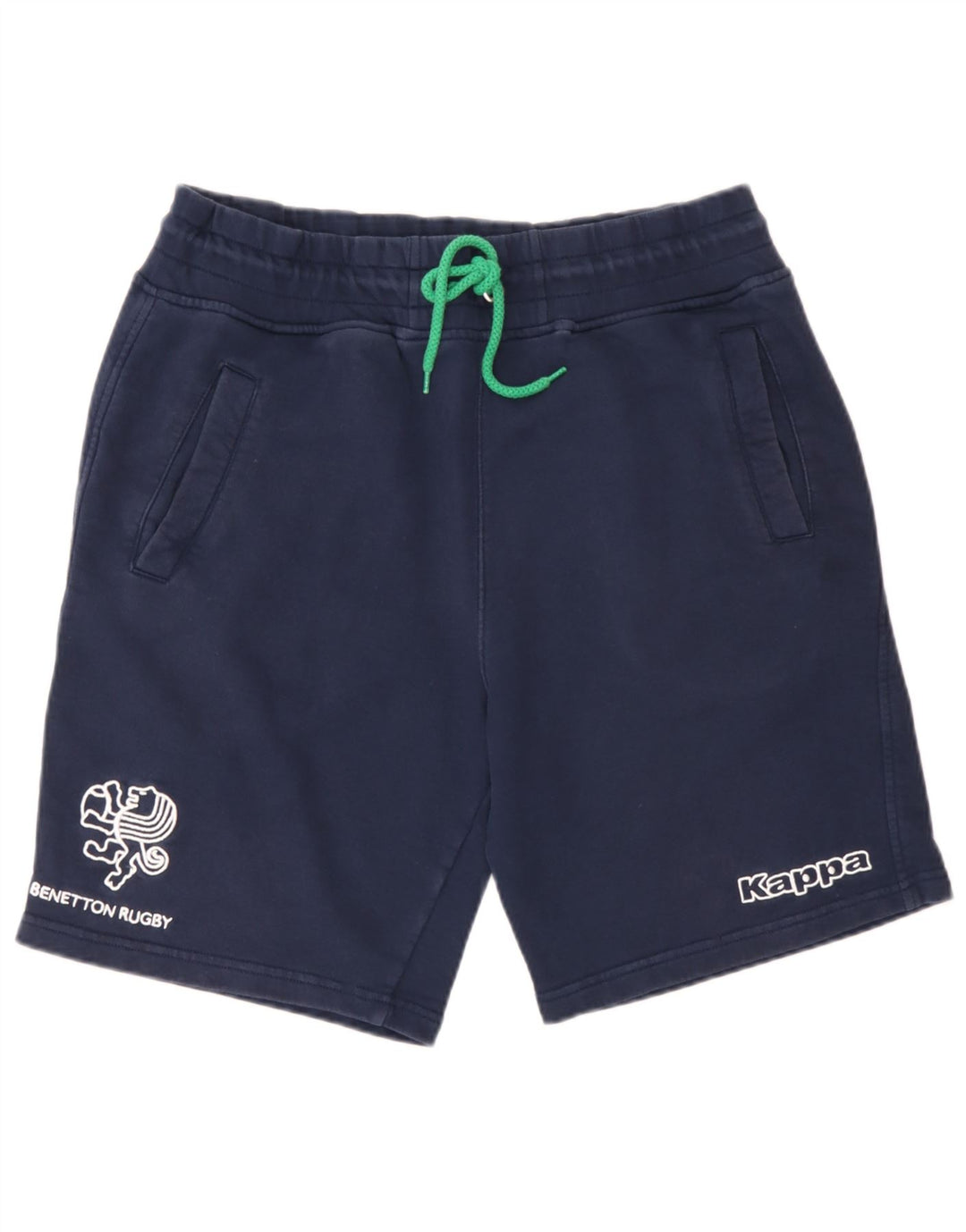 Pantaloni scurți de sport grafic Kappa pentru bărbați, mari, albastru, bumbac