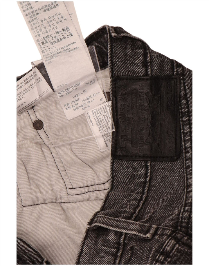 Jeans skinny pentru bărbați LEVI'S 510 W32 L30 bumbac gri