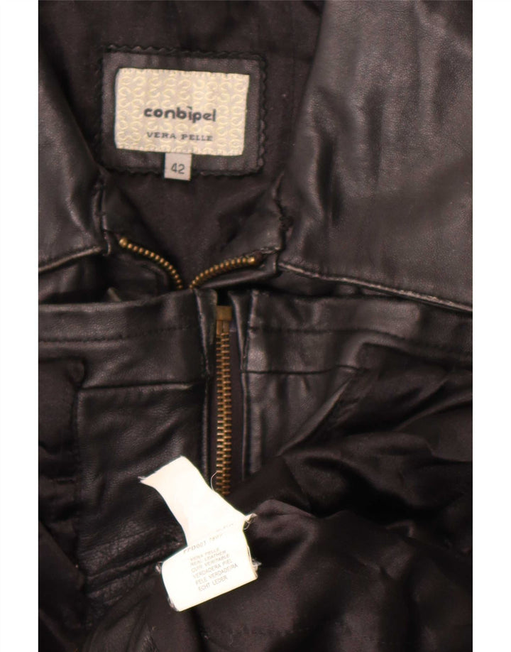Jachetă de piele pentru femei Conbipel IT 42 Medium Black