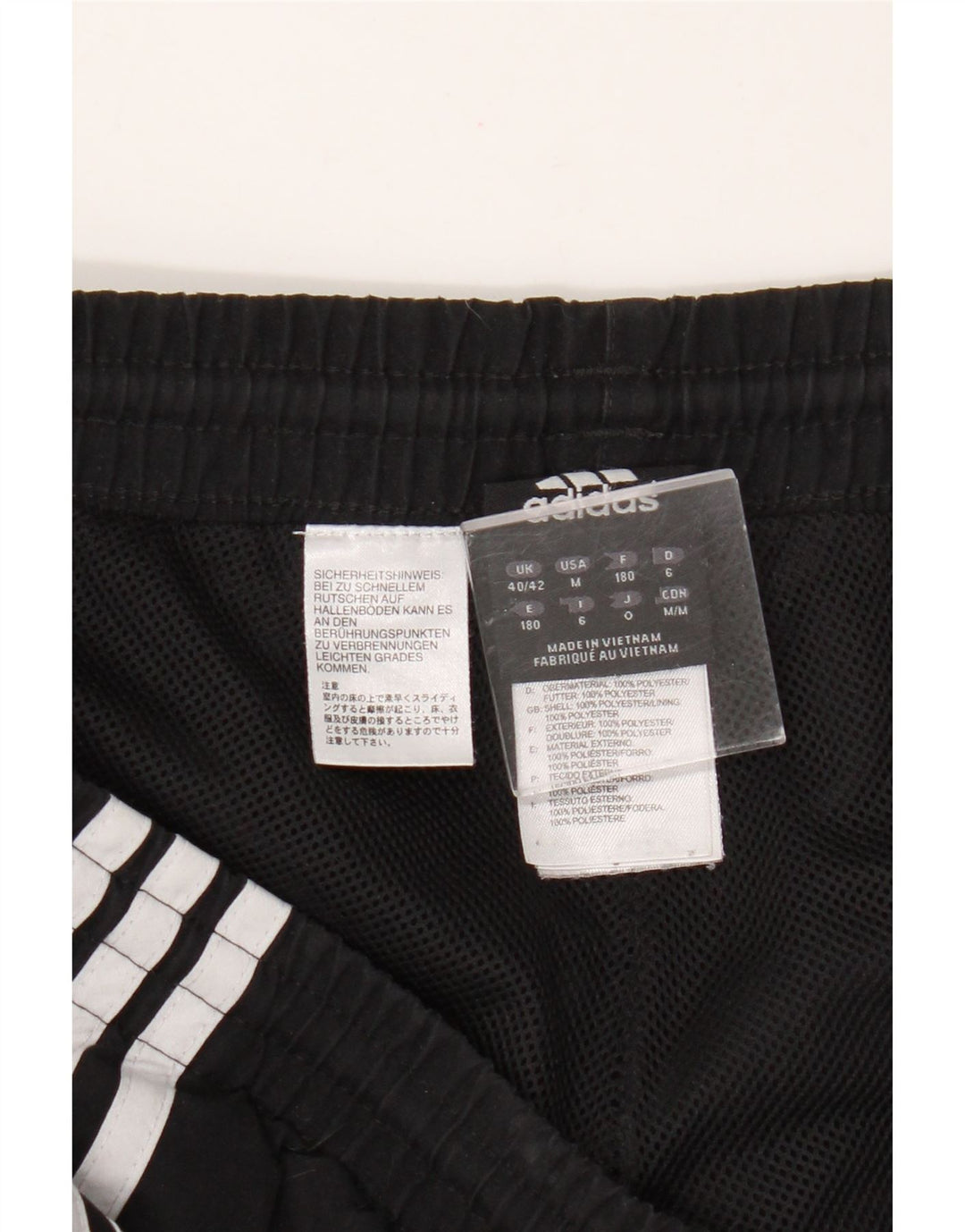 Pantaloni de trening pentru bărbați Adidas Joggeri UK 40/42 Poliester mediu negru