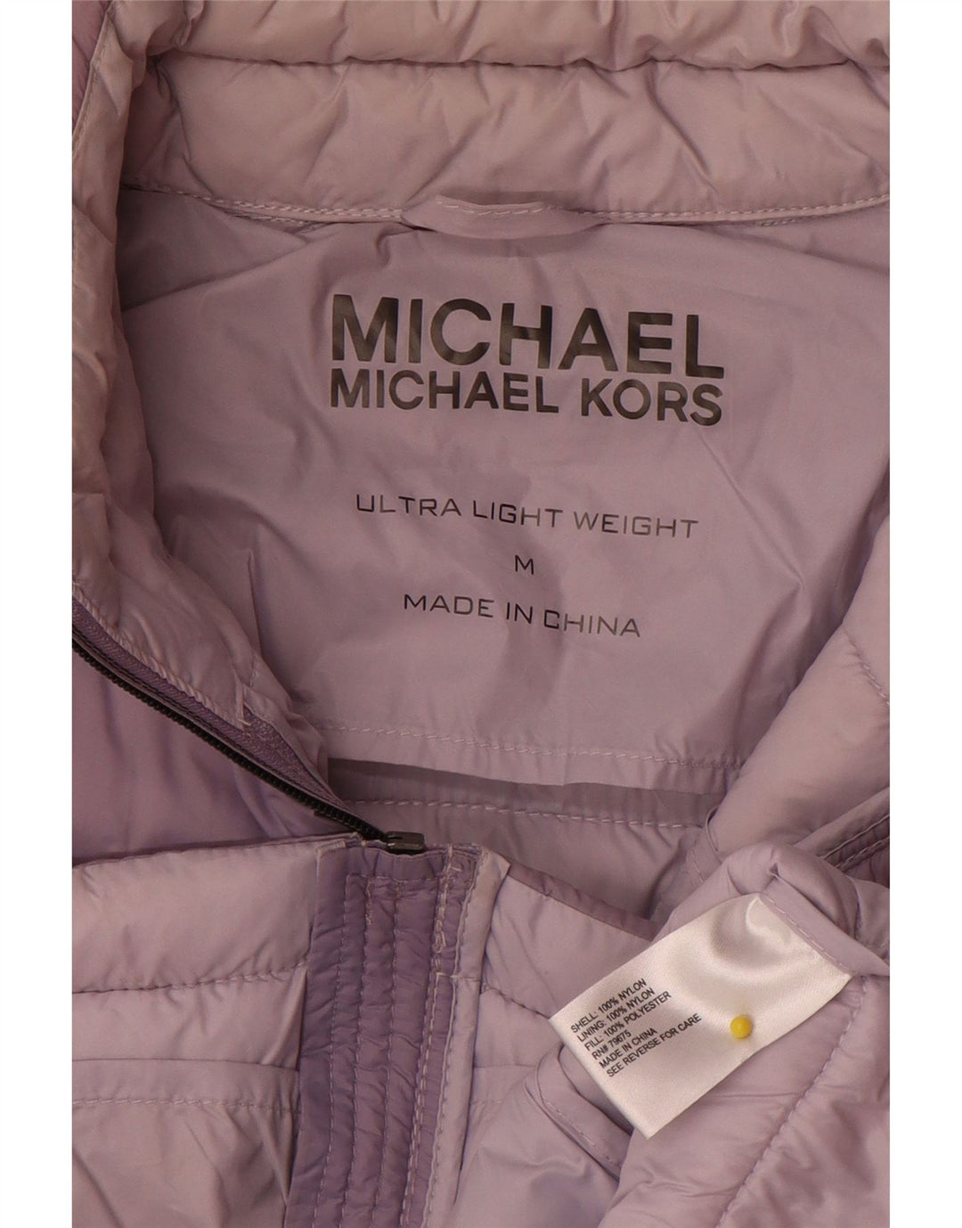 Jachetă căptușită pentru femei Michael Kors UK 14 Nailon violet mediu