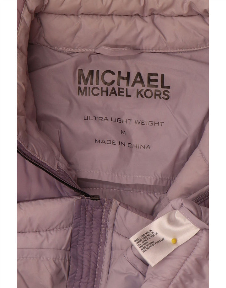 Jachetă căptușită pentru femei Michael Kors UK 14 Nailon violet mediu