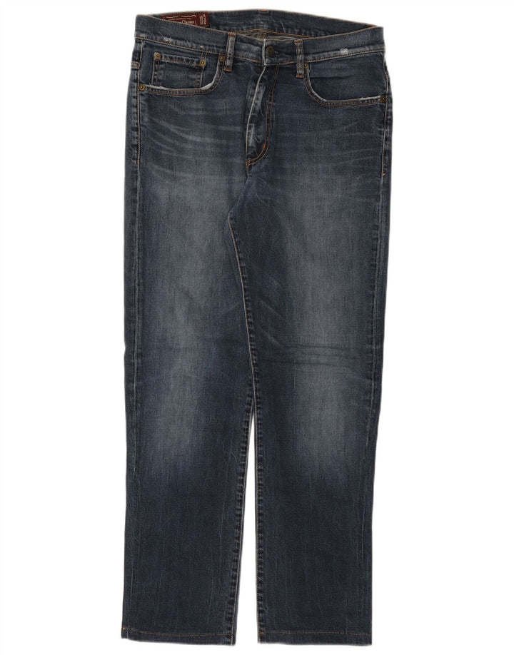 MARLBORO CLASSICS Blugi drepti pentru bărbați W33 L29 Bumbac bleumarin