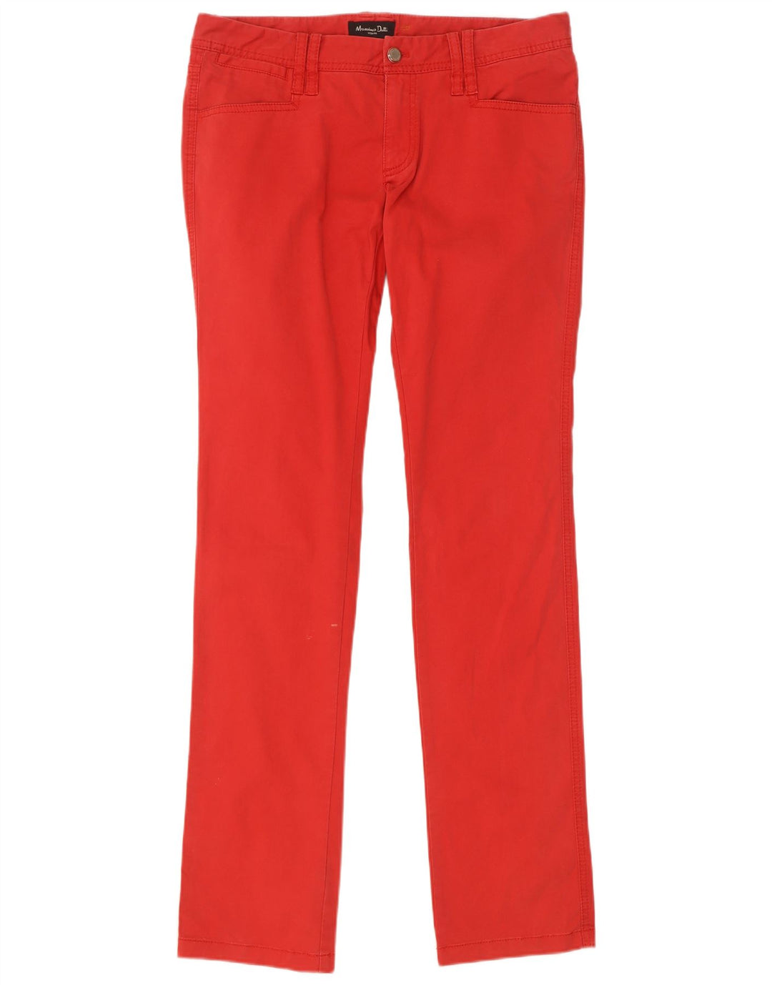 Massimo Dutti Pantaloni casual subțiri de damă EU 40 Mediu L30 L34 Roșu