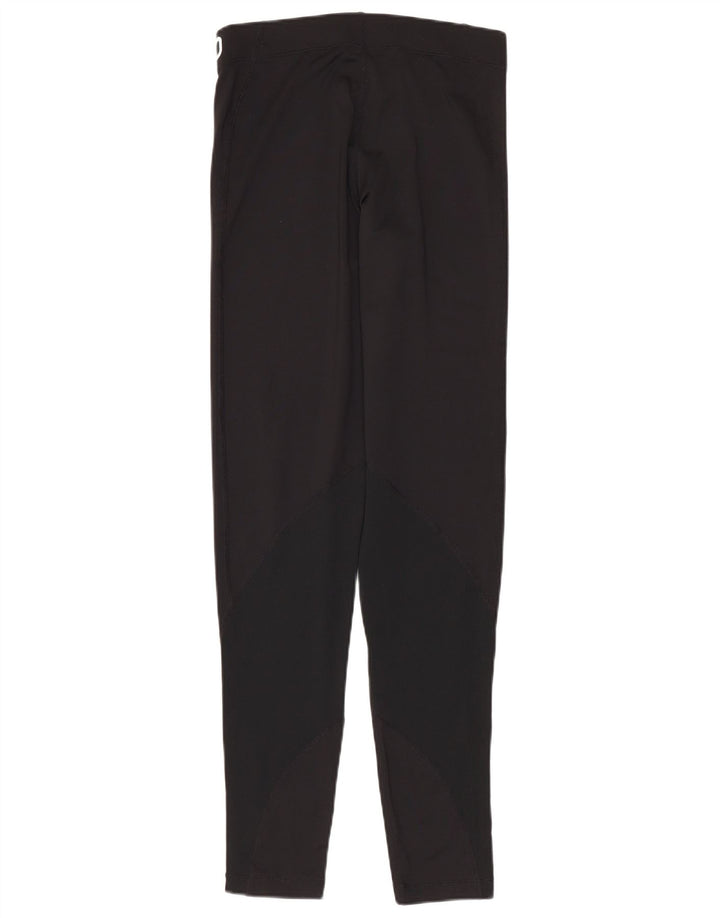 Leggings Nike Dri Fit Graphic pentru femei UK 8 Small Negru Poliester
