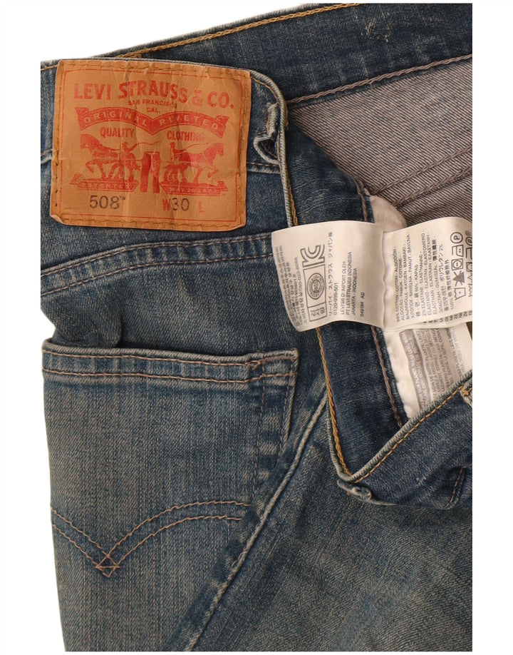 Pantaloni scurți Levi's 508 Denim W30 Medium Blue Bumbac