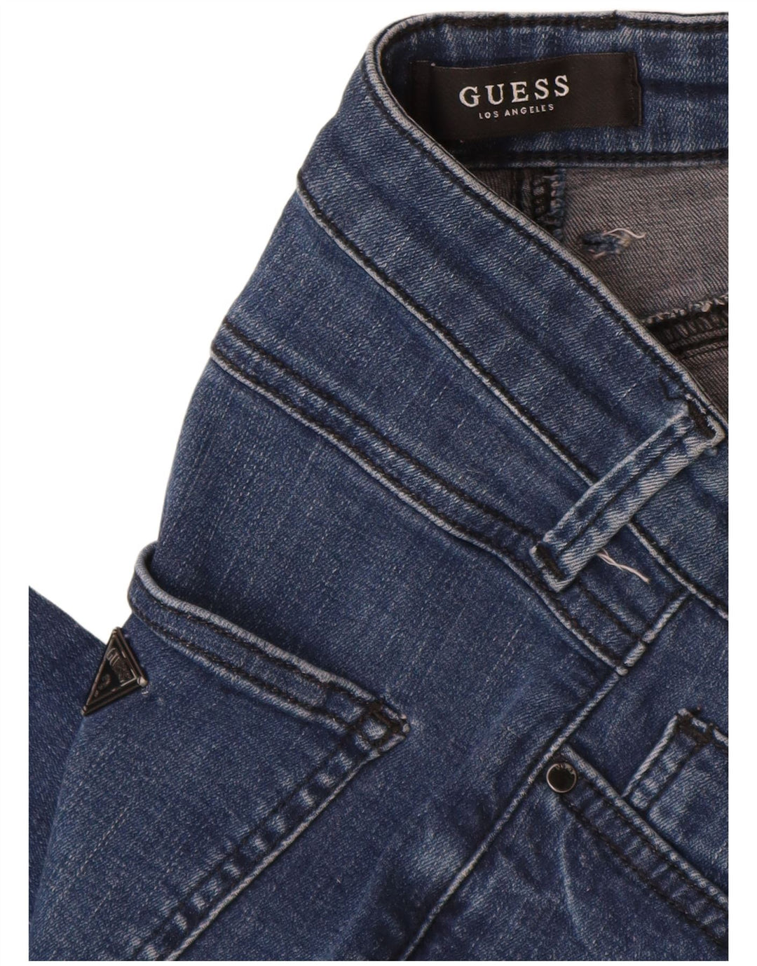 Blugi skinny pentru femei Guess W28 L26 bumbac bleumarin