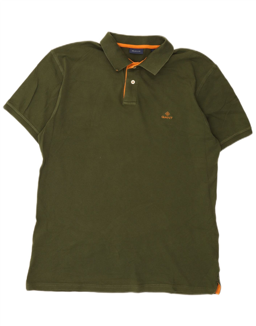 Tricou polo pentru bărbați Gant, bumbac verde XL